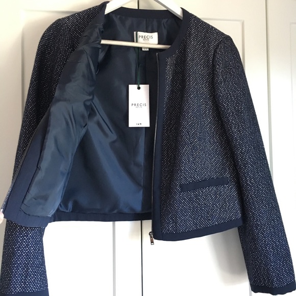 NWT PRECIS PETITE BEA BOUCLE JACKET in US 6 - Picture 6 of 8
